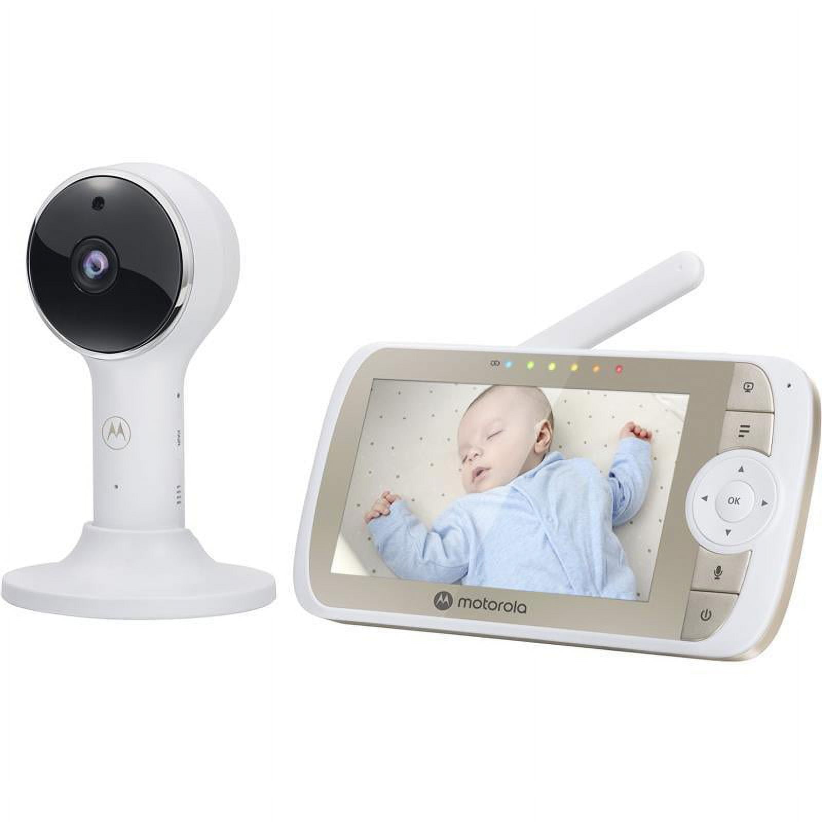 Motorola VM65 Connect 5" Full HD (1080p) Wi-Fi Video Baby Monitor | Secure Private Connection | 2-Way Talk