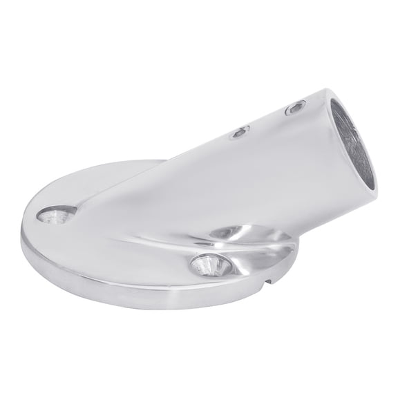 White Water Stainless Round Rail Base (6840S - 30°, 7/8” Tube OD)