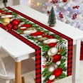 thumbnail image 3 of Christmas Table Runner 72 Inches Long,Red Buffalo Plaid Christmas Table Decorations Runner,Xmas Decorations Clearance,Xmas Holiday Kitchen Dining Tables Decoration for Home/Party Christma Decor, 3 of 7