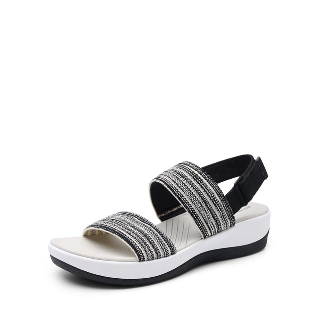 Sandalia DREAM PAIRS DWUMFS2522 Negra Ligera con Cuña 7.5