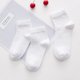 thumbnail image 1 of 5Pairs/lot 1-10Y Solid White Kids Socks for Boys Girls Cotton Mesh Cute Newborn Boy Toddler Socks Baby Clothes AccessoriesWhite7-9T He Qiyong unisex, 1 of 1