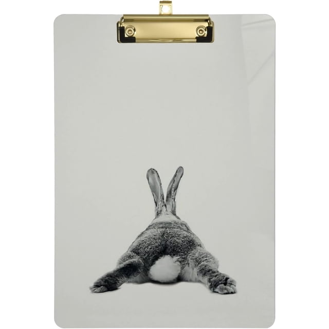 FMSHPON Rabbit Butt Clipboard Hardboard Wood Nursing Clip Board and ...