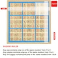 KAILIMENG Wooden Sudoku Board MMF7 Game with Drawer 81 Grids Number