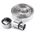 thumbnail image 1 of Juego De Moldes Para Hacer Albóndigas Redondas De Acero Inoxidable, 14 Uds., Herramientas De Corte, Envoltorio Redondo Para Pasteles, Galletas, Herramientas Para Cortar Masa Yuarrent HA015477-00, 1 of 6