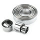 thumbnail image 1 of Juego De Moldes Para Hacer Albóndigas Redondas De Acero Inoxidable, 14 Uds., Herramientas De Corte, Envoltorio Redondo Para Pasteles, Galletas, Herramientas Para Cortar Masa Vogacara HA015477-00, 1 of 6