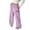 Purple, variant on Baggy Sweatpants Girls Bow Drawstring Pants Lightweight Straight Leg Athletic Casual Comfortable Soft Joggers For Play And Relaxation
