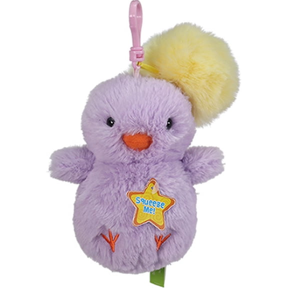 Spark Create Imagine Purple Chick Keychain Plush Accessory