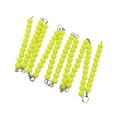 thumbnail image 3 of 2 X 10 Piezas De Cadenas De Cuentas Montessori, Juguete De Conteo Montessori Para Niños De 3 A 5 Años, Regalo Amarillo, 3 of 8