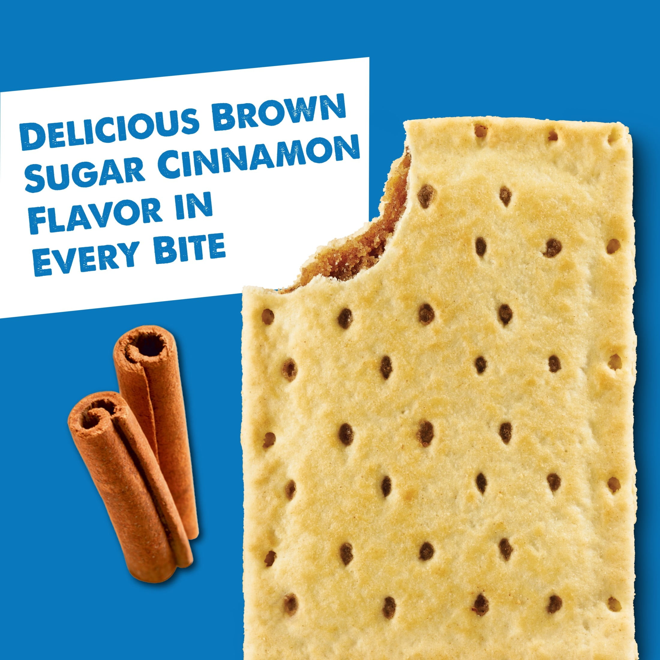 Pop-Tarts Unfrosted Brown Sugar Toaster Pastries, Breakfast Foods, Shelf-Stable, 27 oz (16 Count)