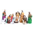 thumbnail image 4 of Juego de figuras de la Natividad de Navidad, estatua de resina de Jesús para encimera de la Sagrada Familia, pesebre de Jesús para chimenea, fiesta,, 4 of 9