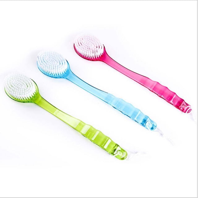 Bath Exfoliating Brush Body Massager Bodies Clean Accessories Skin Scrubber Bathing Accessory Long Handle Design Back Brushes Green