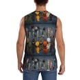 thumbnail image 4 of Fotbe Various Herbs And Spices In Spoons Men's Camiseta sin Mangas Estampada para Hombres, Playera Casual para Gimnasio, Entrenamiento, Playa-X-Large, 4 of 7
