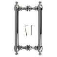 thumbnail image 3 of CRL C0L8X8CH Polished Chrome 8" Colonial Style Back-to-Back Pull Handles, 3 of 5
