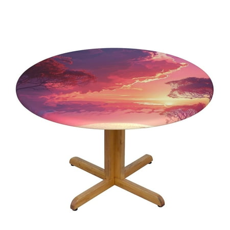 

feature Close-up s For The Deluxe Elastic Edged Backed Vinyl Fitted Table Small Round - Fits Tables