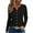 Black, variant on yunLCZ Women Shirts Womens Summer Tops Fashion 2025 V Neck Print Shirts Casual Button Down Long Sleeve Blouses Women's Short Sleeve Shirts Beige L