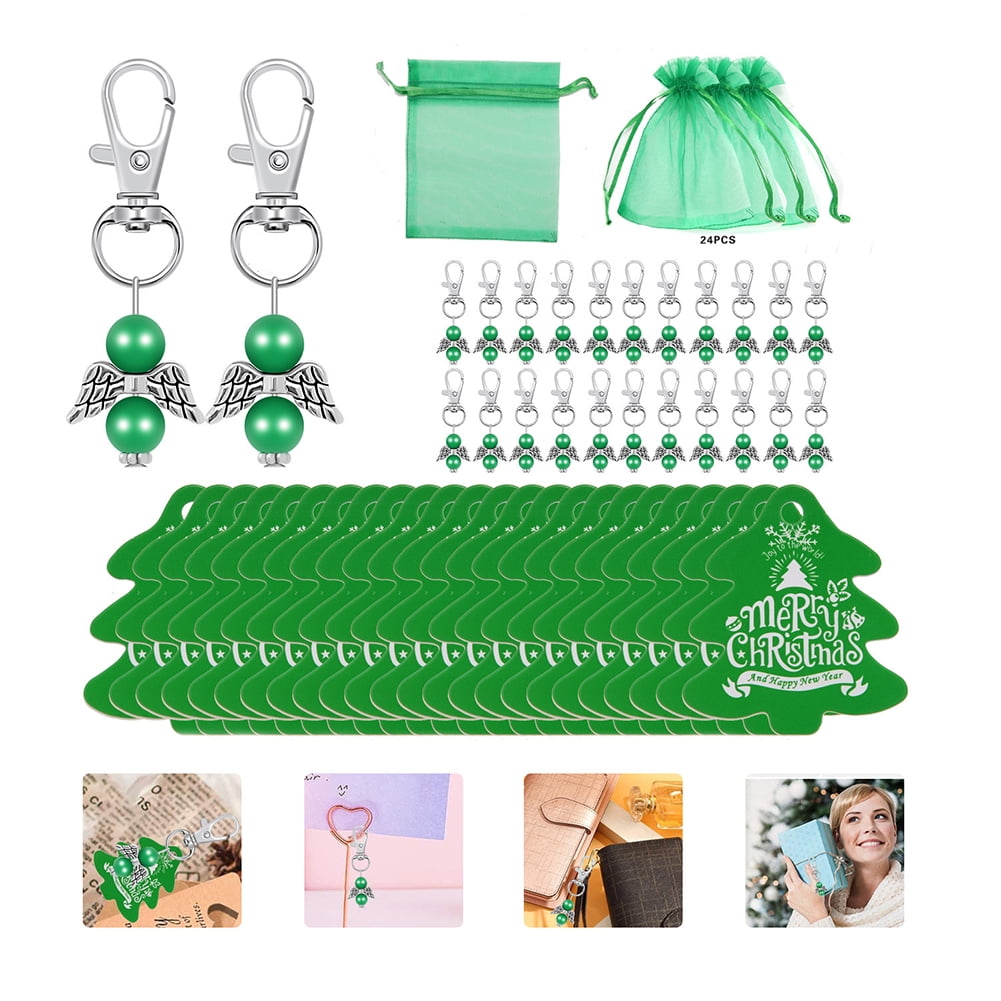 EUBUY Angel Keychains Favor Baptism Party Favors Baptism Favor Boxes