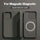 thumbnail image 2 of Luxury Liquid Silicone Magnetic Case For iPhone 15 14 13 12 11 Pro Max Plus Cases For Magsafe Shockproof Soft Cover, 2 of 5