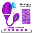 thumbnail image 2 of XBONP Vibrating Egg Sex Toys G-spot Sucking Vibrator for Women Vibrating Massage Ball Pink, 2 of 6