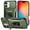 Green, variant on Fashion Case with Holder Stander Kickstand Drop Resistant Shockproof Case For iPhone 16 Plus (6.7inch)
