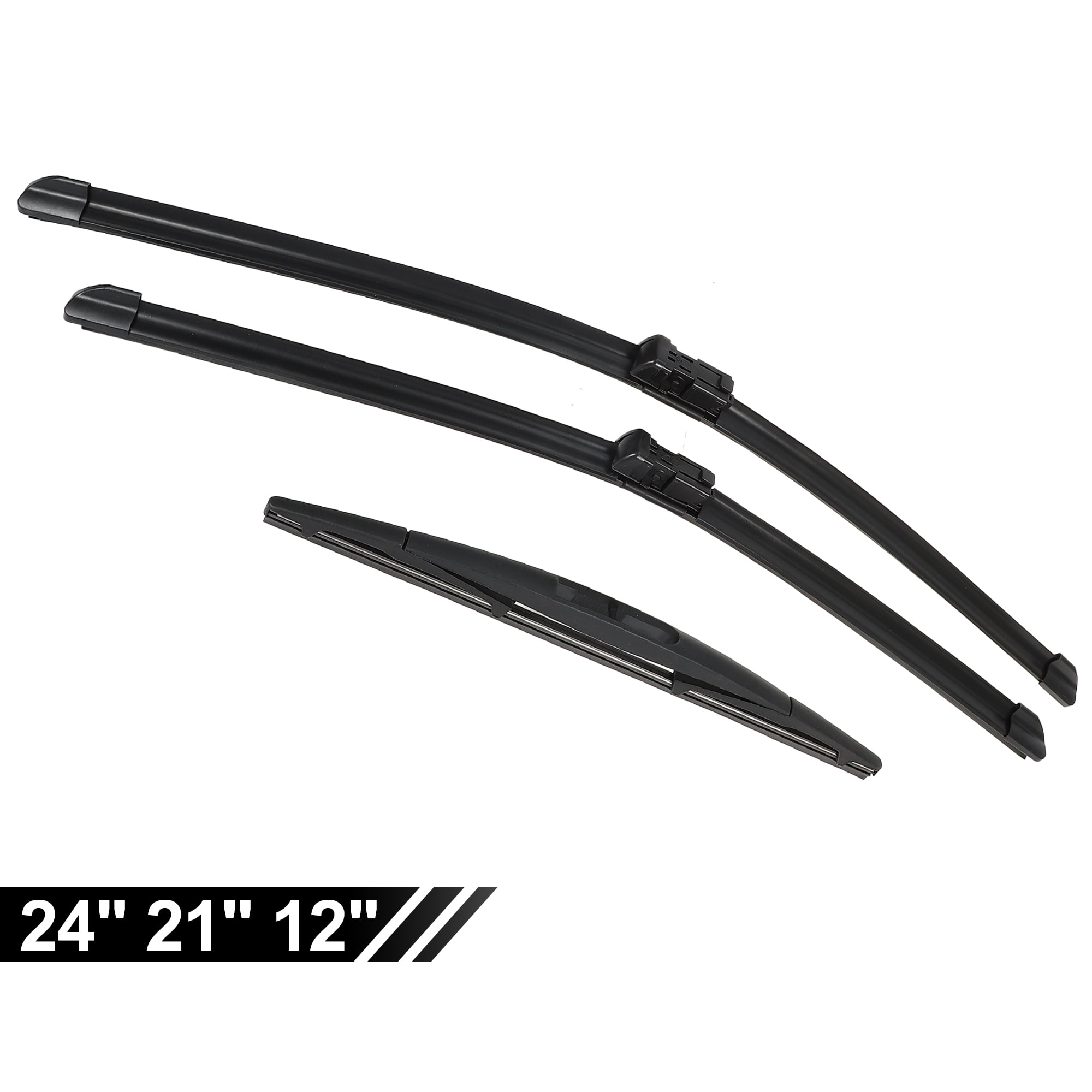 Unique Bargains 24 Inch 21 Inch 12 Inch Windshield Wiper Blade Set for Buick Enclave 2008