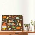 thumbnail image 4 of Daiia Happy Thanksgiving With Gnome Print Canvas Decorative Picture – 30x40in Artistic Wall Art, Ready-to-Hang Canvas Print for Living Room（Horizontal）, 4 of 6