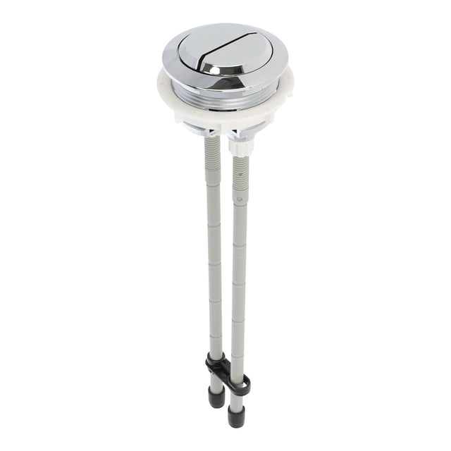 Botón Dual Para Sanitario Fluidmaster 48 Mm Plata