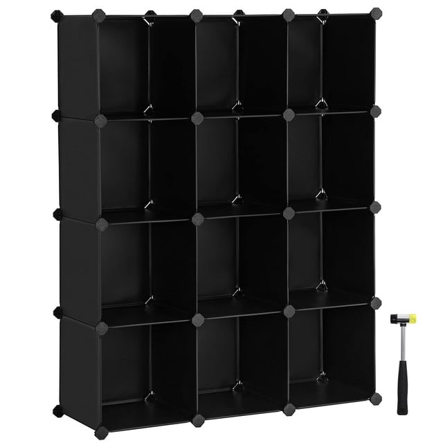 Organizador de Cubos SONGMICS Juego de 12 en Negro ULPC34BK