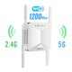 thumbnail image 5 of Amplificador De Señal Repetidor WiFi antenas externas amplificador de señal para el hogar (enchufe blanco 1200M UK), 5 of 8