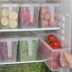 thumbnail image 4 of Caja Almacenamiento para Refrigerador Tipo Cajón Caja Conservación Alimentos para El Caja Plástico Caja Almacenamiento para Congelador Caja Sellada Transparente, 4 of 9