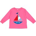 thumbnail image 3 of Inktastic Sailboat Cute Boys or Girls Long Sleeve Toddler T-Shirt, 3 of 5