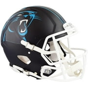Riddell Carolina Panthers Black Matte Alternate Speed Full-Size Pro-Line Football Helmet