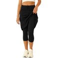 thumbnail image 5 of Women 20" Knee Length Tennis Skirt with Built in Legging Golf Skirts Skirted Legging with Pockets, 5 of 6