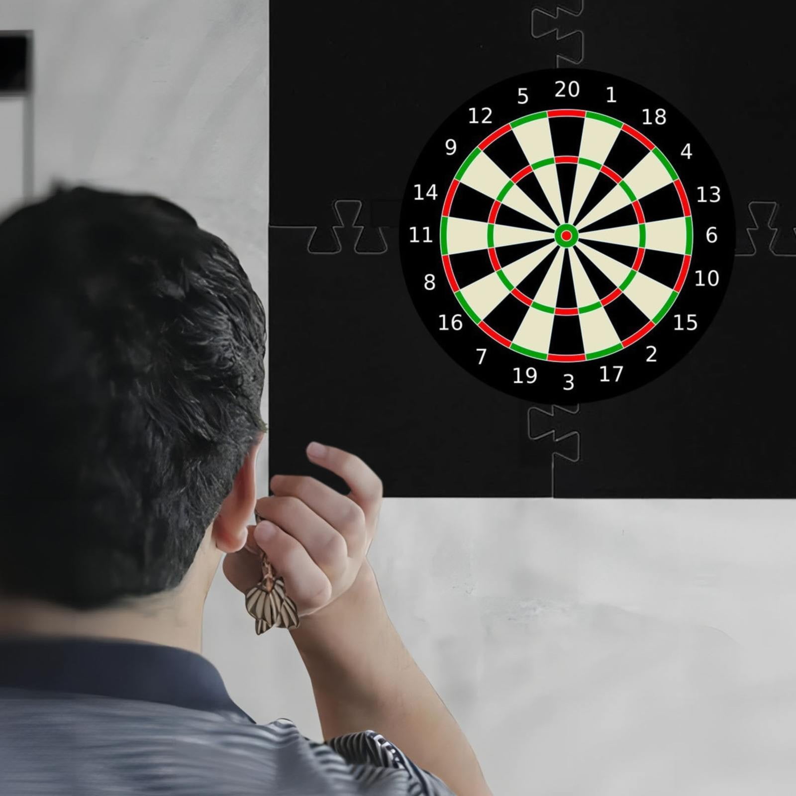 Clearance NANDIYNZHI Dartboard Surround Wall Protector Board Surround Ring Universal Dartboard Wall Board Splicing Board Wall Protector Lightweight Ring Design Bk2