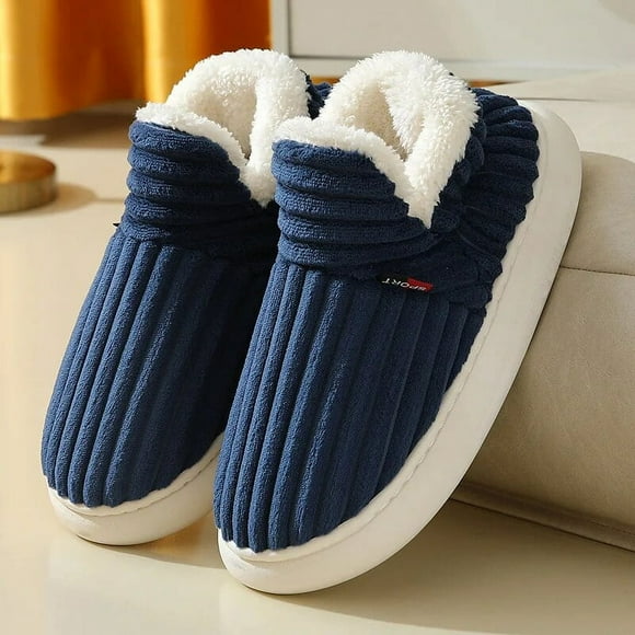 Pantoufles unisexes en coton pour hommes et femmes, chaussures décontractées en peluche, baskets chaudes en velours, grande taille 36-47, nouvelle collection hiver 2022