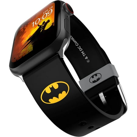 DC Comics - Smartwatch Band - Officially Licensed Compatible with Every Size & Series of Apple Watch (watch not included)