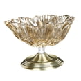 thumbnail image 2 of Frutero de cristal, plato de fruta, decorativo, en forma de flor, bandeja de fruta, soporte para dulces, aperitivos, frutas, magdalenas, cumpleaños , estilo c Soledad  Tazón de frutas, 2 of 9