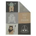 thumbnail image 3 of Lambs & Ivy Star Wars The Force Knit Baby Blanket - Yoda/Ewok/R2-D2/Vader, 3 of 5