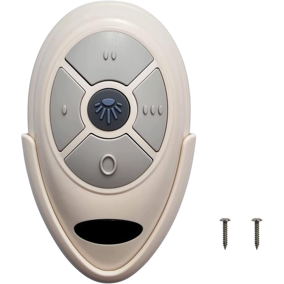 FAN35T Ceiling Fan Remote Control Replacement for Allen Roth, , 3-Speed, Light Dimmer, Learn Key, 303.9MHz,with Wall Holder,Easy to Program