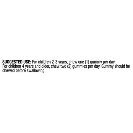 Equate Kids Multivitamin Probiotic Supplement Gummies, Assorted Fruit, 70 Count