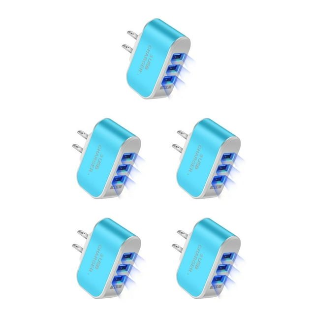 Adaptador de Carga USB LED 1000mA Bearachild con Indicador Bloque de Alimentación de Bolsillo