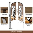 thumbnail image 3 of QSUM Panaderia Sign Feather Flag with Pole Kit,7FT Panaderia Decoration Display, Panaderia Business Sign,Panaderia Swooper Flag，Advertising Flag, 3 of 7