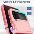 thumbnail image 5 of Galaxy Z Flip 4 Case, Allytech Military Grade Protective Anit-Scratch Shockproof Drop Proof Bumper Defender Back Cover Case for Samsung Galaxy Z Flip 4 5G - Pink, 5 of 5