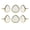 Design-10, variant on Perilla Home Printed Ceramic Knobs for Cabinet Vintage Kitchen - Set of 8 Assorted Decorative Cupboard Door & Wardrobe Drawer Pulls Chrome Hardware Handle Mix Design Knobs (White & Black)
