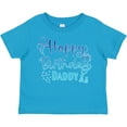 thumbnail image 3 of Inktastic Blue Happy Birthday Daddy Boys or Girls Toddler T-Shirt, 3 of 5