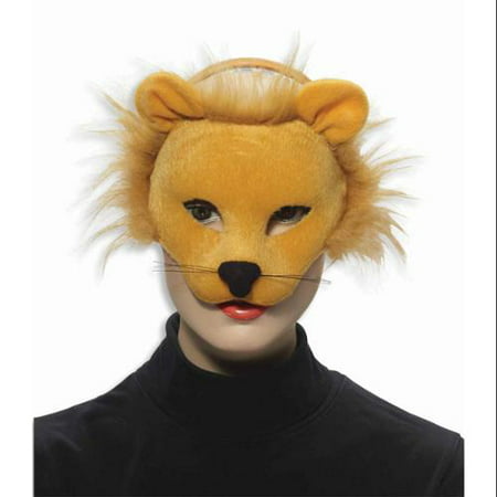 Deluxe Lion Animal Plush Costume Mask