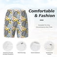 thumbnail image 5 of Lsque Mens Swim Trunks Sea Turtle Pattern - Bathing Suit Compression Liner - Beach Swim Shorts Swimwear - (S-3XL) - Stretch Quick Dry -Small, 5 of 9