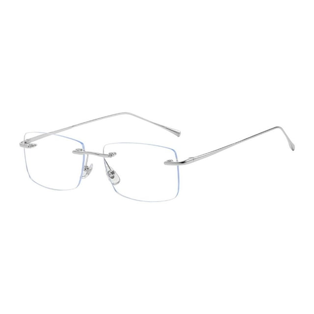 Gafas sin marco perfecl para hombres y mujeres resistentes a la luz azul