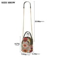 thumbnail image 2 of FORMRS Crossbody Bag for Women Shoulder Cell Phone Purse with Zipper, Colorful Flowers, 2 of 7