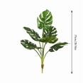 thumbnail image 3 of NWOKYZGH 1Pc Fake Plants Tall Artificial Faux Plants Indoor for Home Decor Tropical Artificial Palm Tree, Banana Leaves Tree, Monstera, Taro Leaves for office Outdoor, 3 of 6