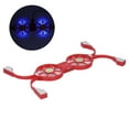 thumbnail image 4 of Large Air Volume , Laptop Cooling Pad DualFan Notebook Cooler, Foldable Heat Sink for Office Computers with Blue LED Light, Low Noise, USB Power Hub, Safety Switch, 4 of 7
